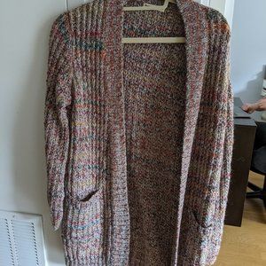 Ontario Cardigan in Rainbow Marl